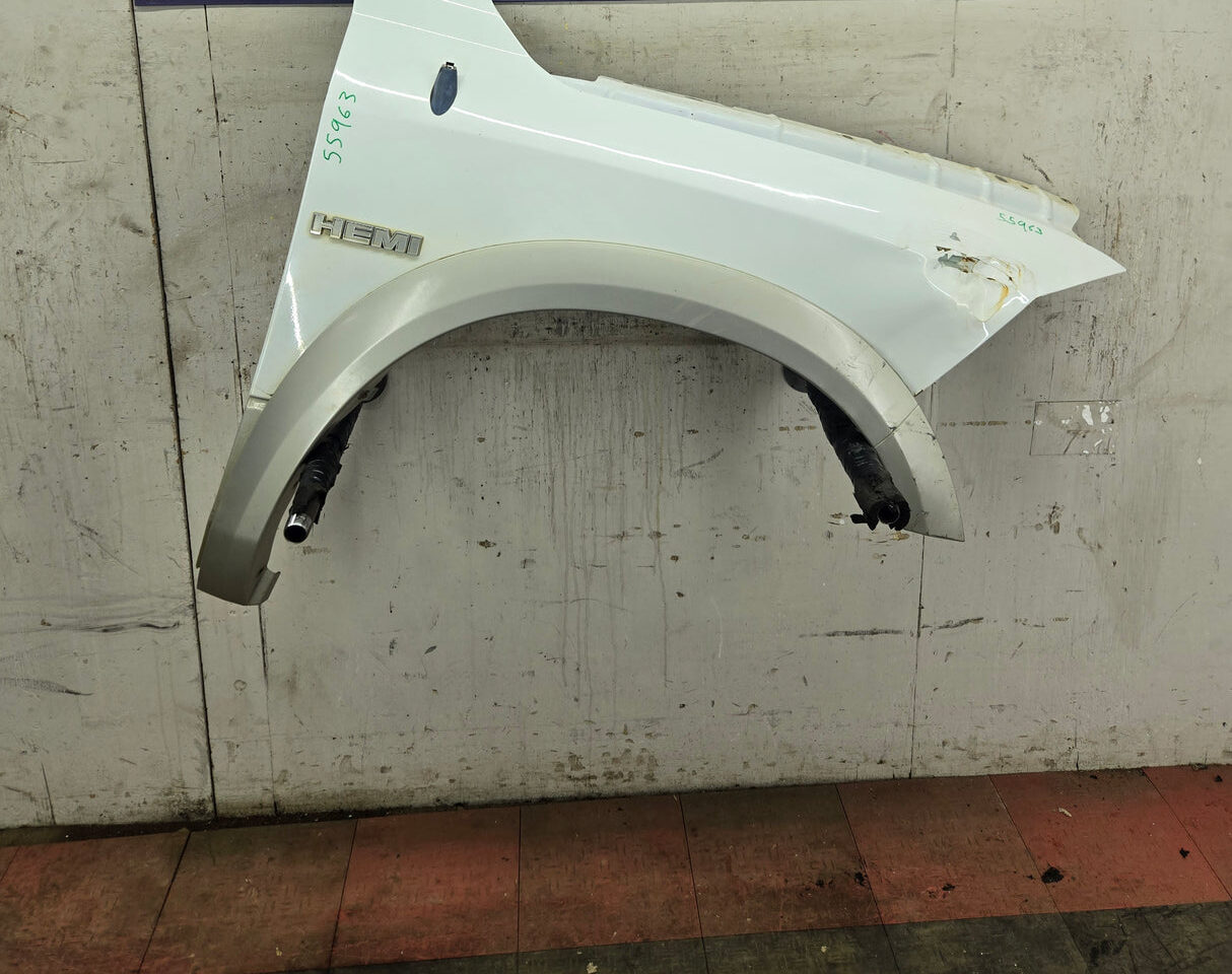 2009-2018 Dodge Ram 4th Gen RH Passenger Side Front Fender 1500 2500 3500 - White & Tan