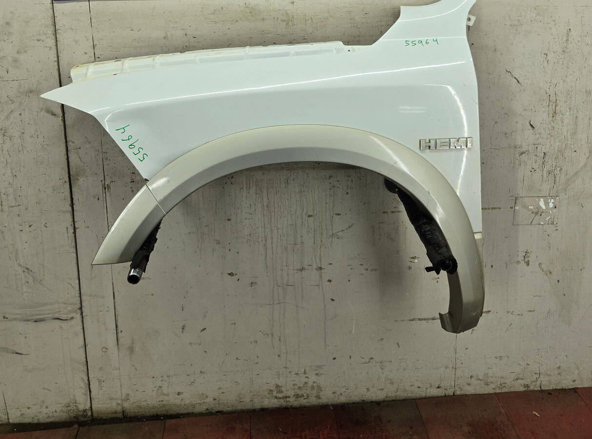 2009-2018 Dodge Ram 4th Gen LH Driver Side Front Fender 1500 2500 3500 - White & Tan